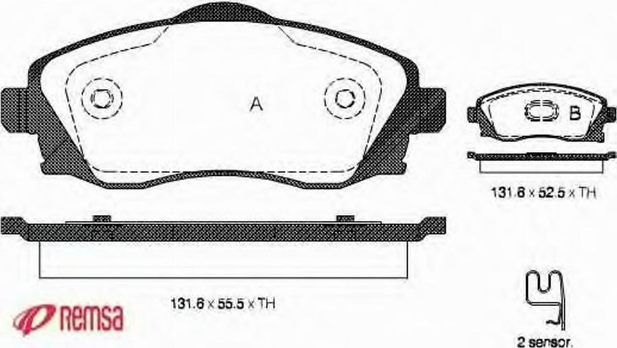 Metzger 077402 - Brake Pad Set, disc brake autospares.lv