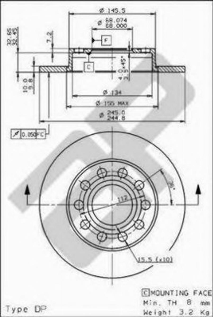 Metzger 14839 V - Brake Disc autospares.lv