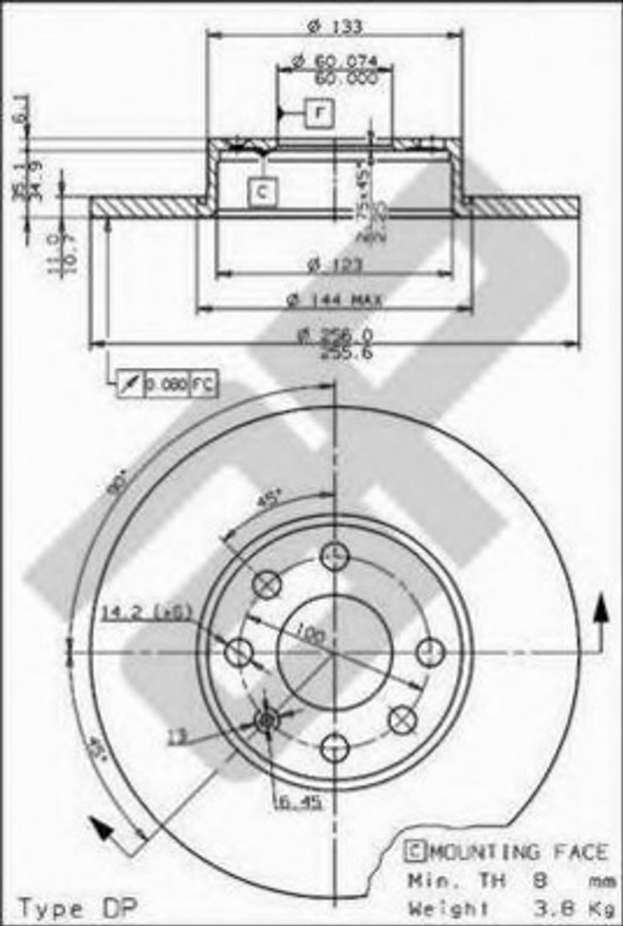 Metzger 15374 - Brake Disc autospares.lv