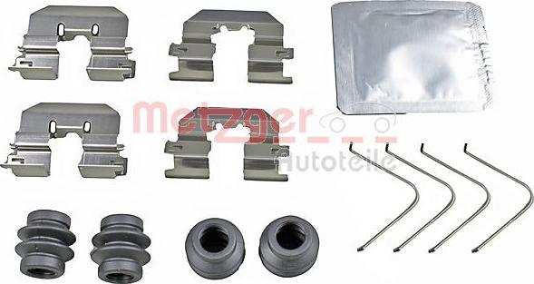 Metzger 109-0117 - Accessory Kit for disc brake Pads autospares.lv