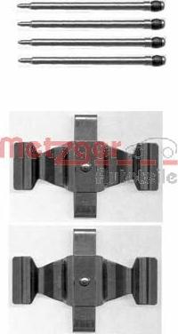 Metzger 109-1643 - Accessory Kit for disc brake Pads autospares.lv