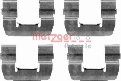 Metzger 109-1668 - Accessory Kit for disc brake Pads autospares.lv