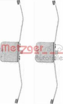 Metzger 109-1639 - Accessory Kit for disc brake Pads autospares.lv