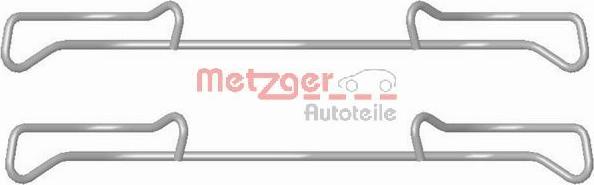 Metzger 109-1678 - Accessory Kit for disc brake Pads autospares.lv