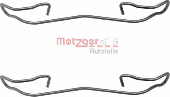 Metzger 109-1187 - Accessory Kit for disc brake Pads autospares.lv