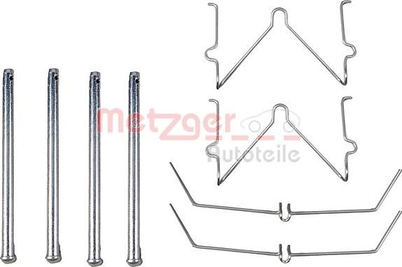 Metzger 109-1129 - Accessory Kit for disc brake Pads autospares.lv