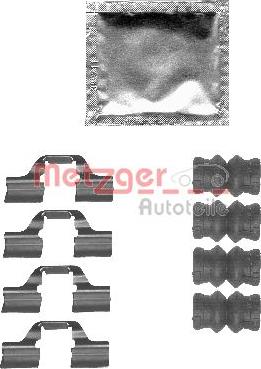 Metzger 109-1827 - Accessory Kit for disc brake Pads autospares.lv