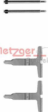 Metzger 109-1217 - Accessory Kit for disc brake Pads autospares.lv