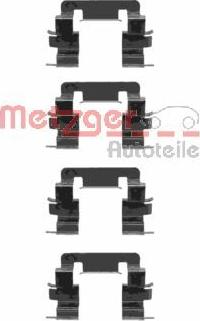 Metzger 109-1278 - Accessory Kit for disc brake Pads autospares.lv