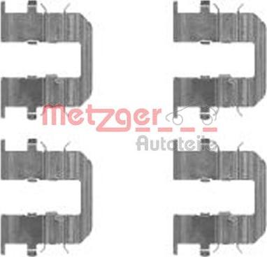 Metzger 109-1746 - Accessory Kit for disc brake Pads autospares.lv