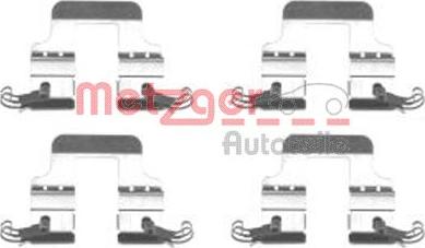 Metzger 109-1766 - Accessory Kit for disc brake Pads autospares.lv