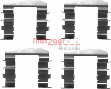 Metzger 109-1708 - Accessory Kit for disc brake Pads autospares.lv