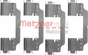 Metzger 109-1716 - Accessory Kit for disc brake Pads autospares.lv