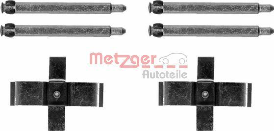 Metzger 109-1713 - Accessory Kit for disc brake Pads autospares.lv