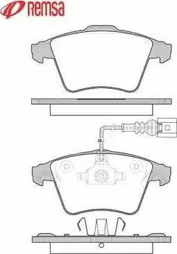 Metzger 1170763 - Brake Pad Set, disc brake autospares.lv