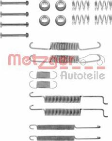 Metzger 105-0597 - Accessory Kit, brake shoes autospares.lv