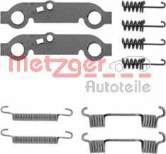 Metzger 105-0537 - Accessory Kit, parking brake shoes autospares.lv