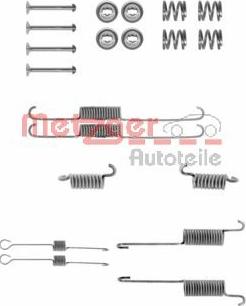 Metzger 105-0615 - Accessory Kit, brake shoes autospares.lv