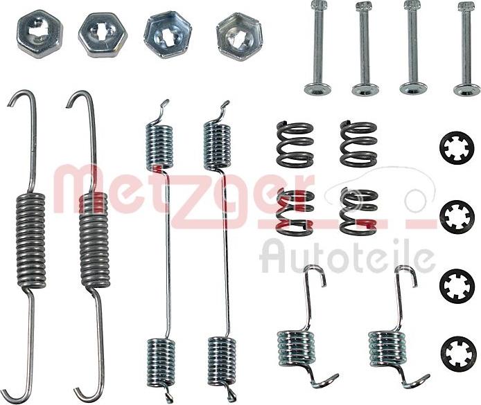 Metzger 105-0674 - Accessory Kit, brake shoes autospares.lv