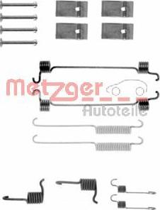 Metzger 105-0676 - Accessory Kit, brake shoes autospares.lv