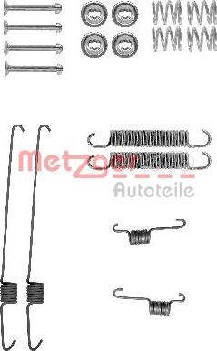 Metzger 105-0001 - Accessory Kit, brake shoes autospares.lv