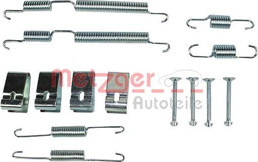 Metzger 105-0017 - Accessory Kit, brake shoes autospares.lv