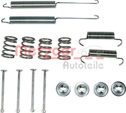 Metzger 105-0026 - Accessory Kit, brake shoes autospares.lv