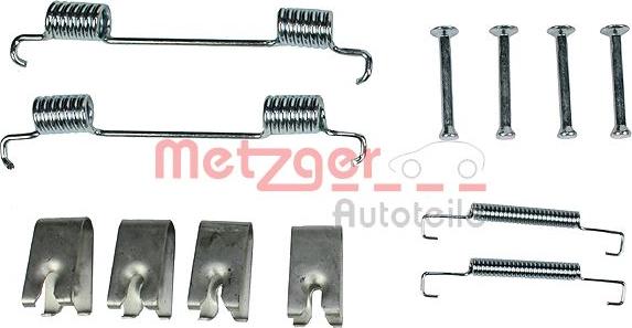 Metzger 105-0023 - Accessory Kit, parking brake shoes autospares.lv