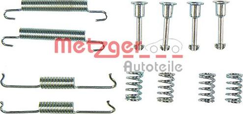 Metzger 105-0841 - Accessory Kit, parking brake shoes autospares.lv