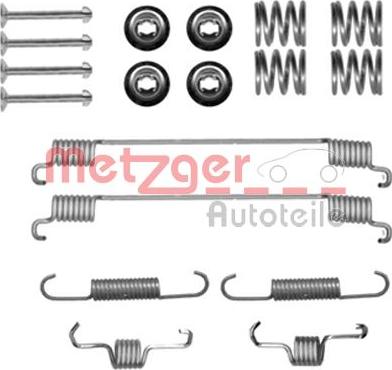 Metzger 105-0889 - Accessory Kit, brake shoes autospares.lv