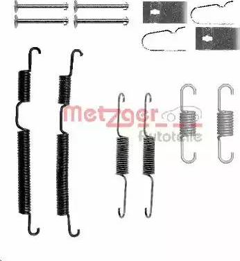 Metzger 105-0885 - Accessory Kit, brake shoes autospares.lv