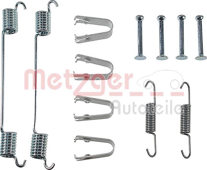 Metzger 105-0883 - Accessory Kit, brake shoes autospares.lv