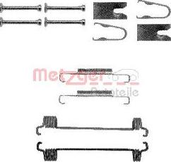 Metzger 105-0875 - Accessory Kit, parking brake shoes autospares.lv