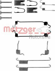 Metzger 105-0751 - Accessory Kit, brake shoes autospares.lv