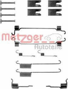 Metzger 105-0731 - Accessory Kit, brake shoes autospares.lv