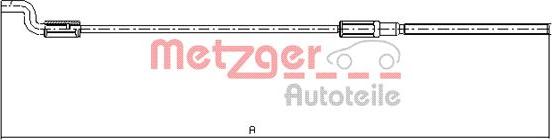 Metzger 10.7621 - Cable, parking brake autospares.lv