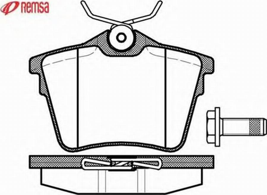 Metzger 110300 - Brake Pad Set, disc brake autospares.lv