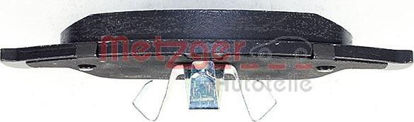 Metzger 1170409 - Brake Pad Set, disc brake autospares.lv