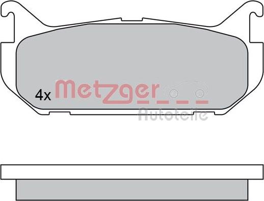 Triscan HP T3043 - Brake Pad Set, disc brake autospares.lv