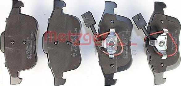 Metzger 1170542 - Brake Pad Set, disc brake autospares.lv