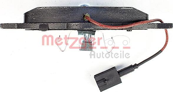 Metzger 1170542 - Brake Pad Set, disc brake autospares.lv