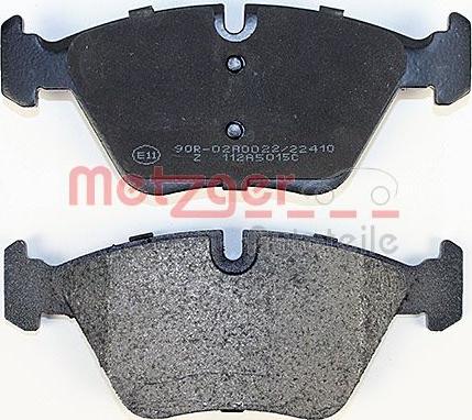 Metzger 1170684 - Brake Pad Set, disc brake autospares.lv