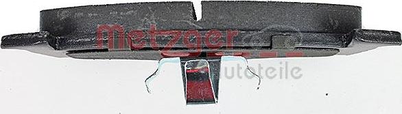 Metzger 1170023 - Brake Pad Set, disc brake autospares.lv