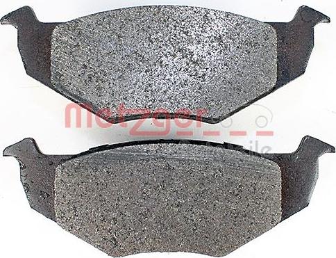 Metzger 1170072 - Brake Pad Set, disc brake autospares.lv