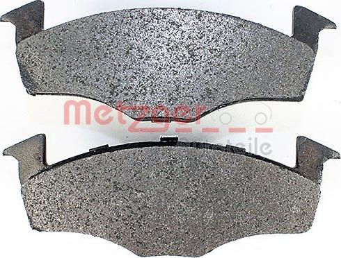 Metzger 1170072 - Brake Pad Set, disc brake autospares.lv