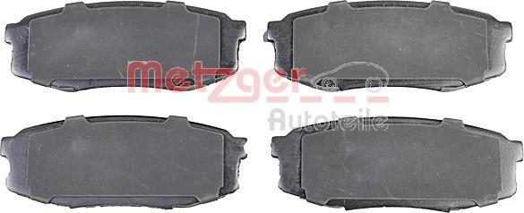 Metzger 1170875 - Brake Pad Set, disc brake autospares.lv