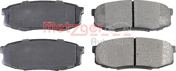 Metzger 1170875 - Brake Pad Set, disc brake autospares.lv