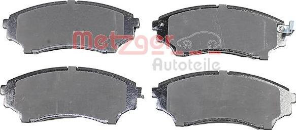 Metzger 1170876 - Brake Pad Set, disc brake autospares.lv