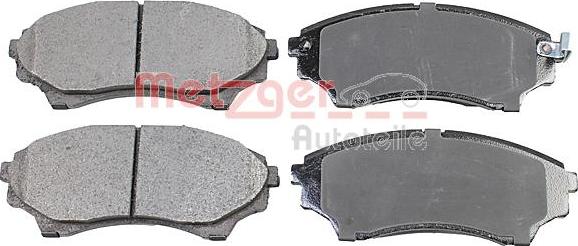 Metzger 1170876 - Brake Pad Set, disc brake autospares.lv