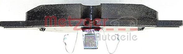 Metzger 1170203 - Brake Pad Set, disc brake autospares.lv